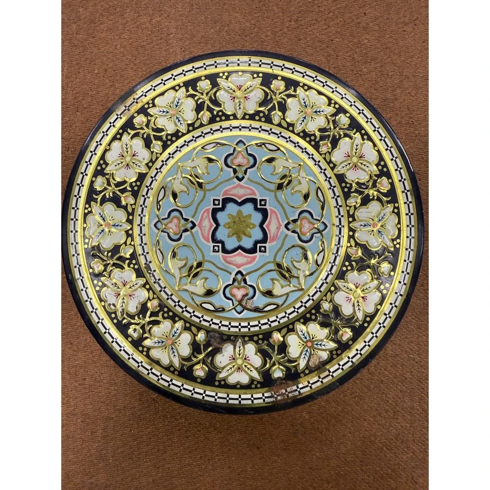 Vintage Edward Sharp & Sons Ltd Royal Warrant Floral Tin for Queen Elizabeth II